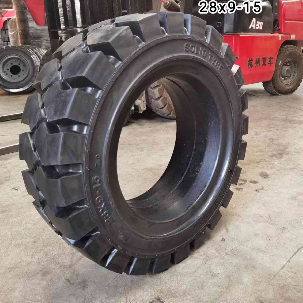 28x9-15 solid tire